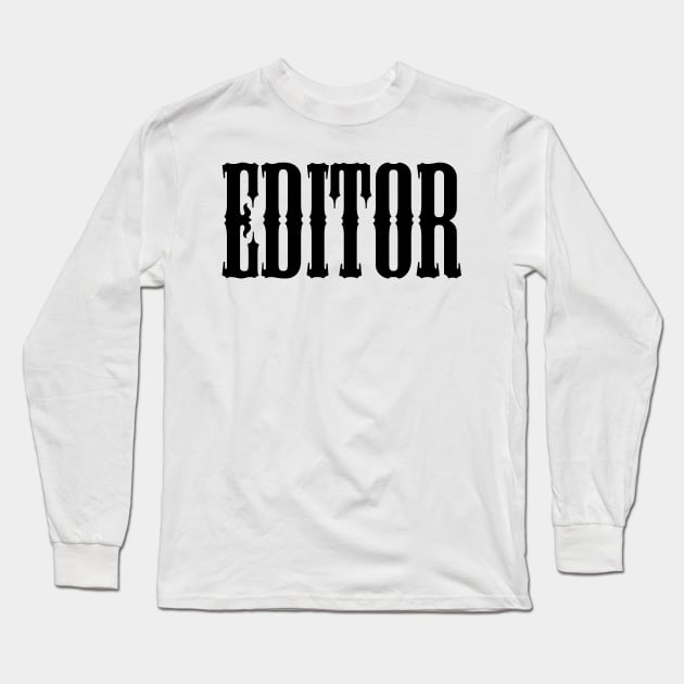 EDITOR Long Sleeve T-Shirt by Lemke Matt